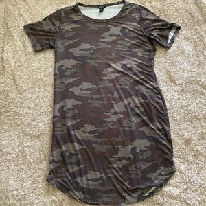 Camo t shirt dress!